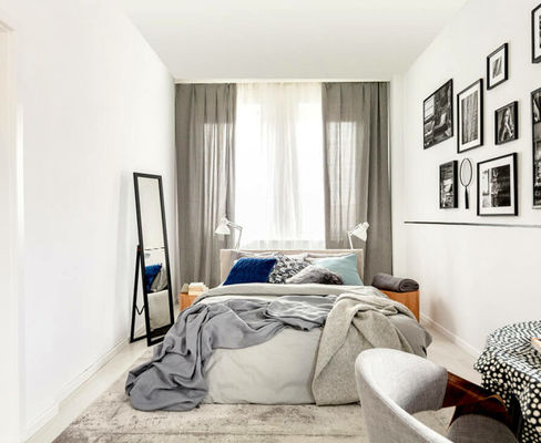 Full Shading Dreamy Curtains Modern And Minimalist Solid Color