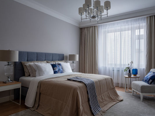 Full Shading Dreamy Curtains Modern And Minimalist Solid Color