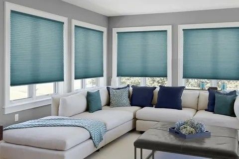 Non Punching Electric Waterproof Honeycomb Curtain Shading And Heat Insulation