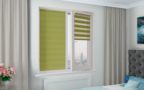 Breathable Single Color Soft Gauze Curtain No Punching For Bathroom