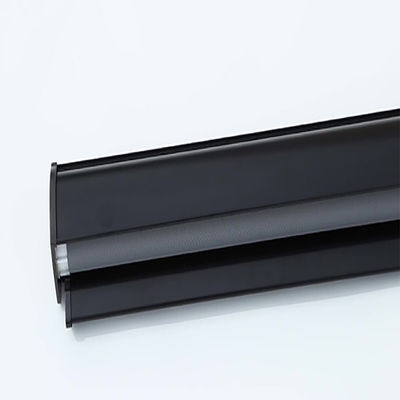 Smart Electric Blackout Black Zebra Blind For Study Living Room